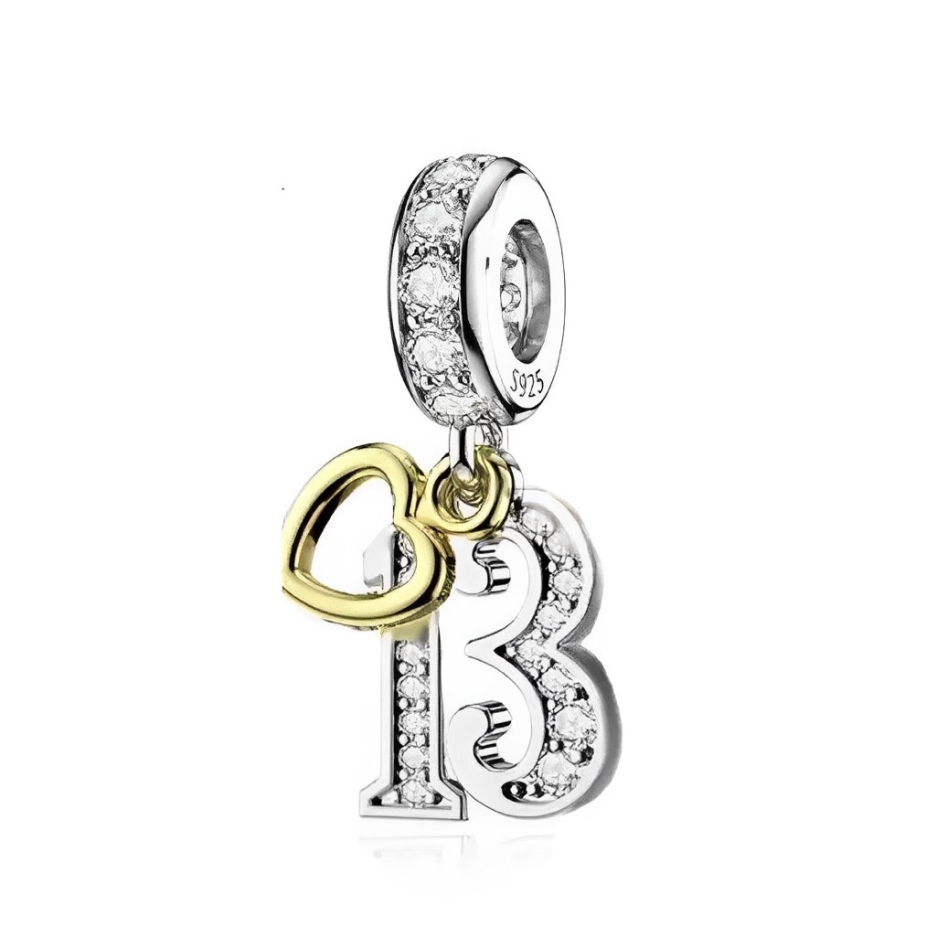 13th Birthday Dangle Charm